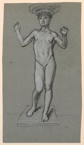 Étude de figure pour une conception de fontaine - Elihu Vedder