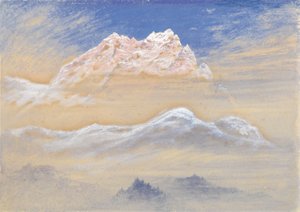 Vue de Montagne : Partie de la Chaîne des Alpes du Terglon vue de près de Rudmannsdorf, Italie