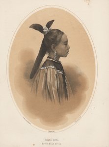Fille chinoise, coiffe Sycee, 1855 - Eliphalet Brown
