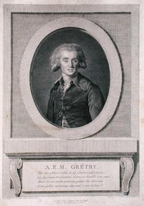 André Ernest Modeste Grétry (1741-1813) gravé par Louis Jacques Cathelin (1738-1804) 1786