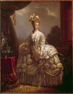 Portrait de Marie-Antoinette par Lorraine Habsburg, reine de France - Elisabeth Louise Vigee Lebrun