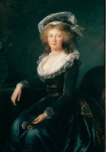 Portrait de Marie Thérèse de Bourbon Naples, reine de Naples et de Sicile