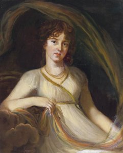 Portrait de la princesse Ekaterina Osipovna Tyufyakina, née Khorvat 1777-1802 en Iris, 1802 - Elisabeth Louise Vigee Lebrun
