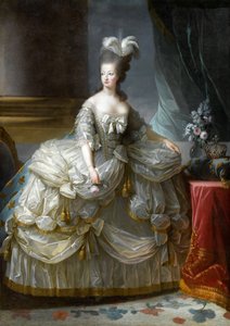 Portrait de la reine Marie-Antoinette de France 1755-1793 - Elisabeth Louise Vigee Lebrun