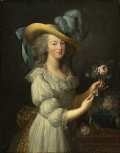 Portrait de la reine Marie-Antoinette de France - Elisabeth Louise Vigee Lebrun
