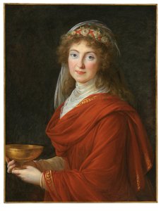 Portrait de la Comtesse Siemontkowsky Bystry - Elisabeth Louise Vigee Lebrun