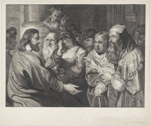 Christ et la femme adultère - Elisabeth Marie Simons