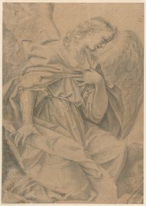 Un ange agenouillé - Elisabetta Sirani