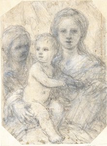 Madone et enfant - Elisabetta Sirani