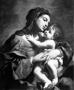 Madone et Enfant - Elisabetta Sirani