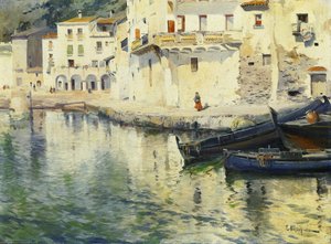 Le port de Cadaques - Eliseu Meifren i Roig
