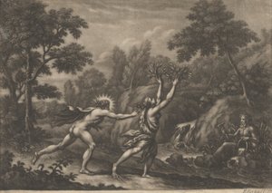 Apollon et Daphné - Elisha Kirkall