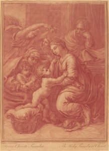 La Sainte Famille - Elisha Kirkall after Raphael