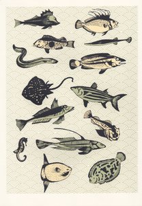 Poisson japonais jaune - Eliza Southwood