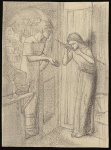 Clerk Saunders - Elizabeth Eleanor (1834 62) Siddal