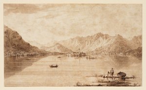 Lac Majeur et Isola Superiore - Elizabeth Frances Batty