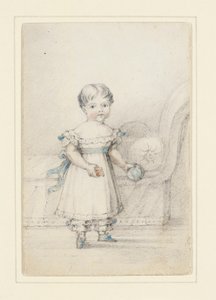 Princesse Victoria avec un ballon, 1822 - Elizabeth Keith Heathcote