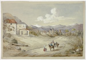 Albenga sur la route de la Corniche - Elizabeth Murray