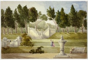 Jardin à Clifton Hall