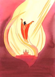À la Messe, même au milieu des cris et du bruit et de l