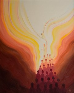 À chaque messe, nous nous élevons et rencontrons le Père par le Sacrifice du Christ notre Tête, liés les uns aux autres et à Lui