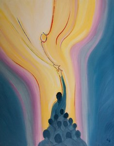 À chaque messe, nous nous élevons et rencontrons le Père à travers le Sacrifice du Christ notre Chef, liés ensemble les uns aux autres et avec Lui - Elizabeth Wang