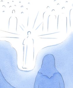 Par la prière, nous sommes très proches des Saints du Ciel, comme si le sol du ciel descendait. Chaque acte de foi nous rapproche encore plus, 2002 - Elizabeth Wang
