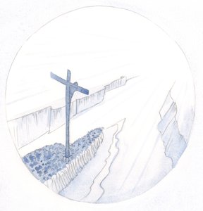 Par la puissance du Sacrifice du Christ, pendant la Sainte Messe, le Christ perce le Ciel et nous rapproche tous du Père - tout comme lorsqu
