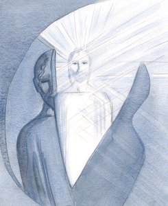 Par une vraie contrition et un culte désintéressé, nous pouvons percer pour rencontrer le Christ vivant et radieux dans nos images mentales enfantines