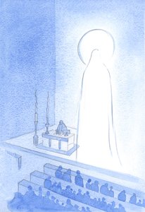 Le Christ et Sa Sainte Mère sont vivants, au Ciel maintenant, glorieux. Être ainsi glorifié, c
