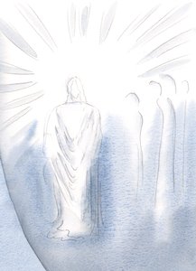 Le Christ est caché derrière deux voiles