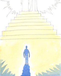 Chacun de nous peut se représenter comme se tenant au 