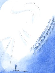 Chaque fois que nous prions le « Saint, Saint, Saint Seigneur », nous joignons nos voix à celles des saints et des anges qui offrent la même louange au Ciel - Elizabeth Wang