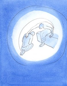 Dieu le Père, conscient du coût horrible de l