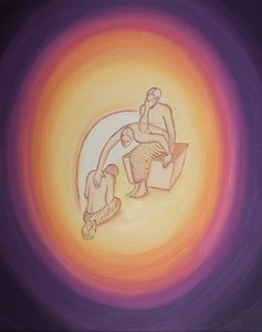 Dieu le Père, conscient du coût horrifique de l