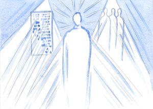 Dieu, source de toute lumière et sagesse, nous nourrit par les paroles et par les enseignants; mais dans la Communion, nous rencontrons le Fils Divin, la personne entière - Elizabeth Wang