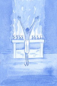 Si le Christ - avec révérence - offre humblement des louanges au Père, ose-t-on sur terre offrir des louanges avec moins de révérence ? - Elizabeth Wang