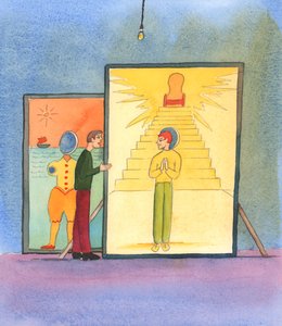 Si nous voulons nous aider à réfléchir à notre préparation pour le Ciel, nous pouvons faire ce que le Christ demande, et nous imaginer debout au pied des marches qui mènent au trône du Père au Ciel - Elizabeth Wang