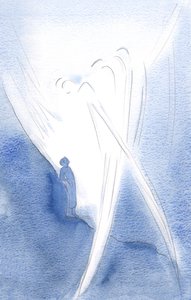 Dans Sa tendresse, Il a élevé mon âme avec les Anges, dans la louange de la Sainte Trinité - Elizabeth Wang