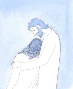 Dans la Sainte Communion, le Christ peut nous attirer près de Lui pour que nous puissions reposer notre tête sur Sa poitrine, comme Saint - Elizabeth Wang