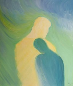 En Sainte Communion, nous pouvons simplement nous appuyer sur le cœur du Christ dans une gratitude et un amour sans paroles