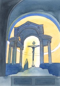 Dans la cathédrale de Westminster, et dans chaque église catholique, le Sacrifice du Calvaire est re-présenté pour notre salut à la messe - Elizabeth Wang