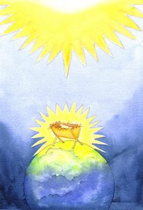 Jésus-Christ est Dieu fait homme; pourtant Il est venu sur terre non pas en puissance, mais comme un bébé sans défense