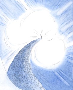 Jésus, au cœur de la Divinité, est rendu heureux par notre vénération et par notre louange au Père dans la puissance de l