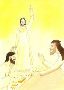 Jésus dit aux changeurs dans le Temple : N