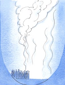 Tout comme le peuple de Dieu au temps de Moïse était guidé par une colonne de feu, un vrai contemplatif aujourd