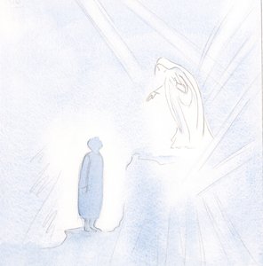 Notre Sainte Dame est bien au-dessus de nous en grâce et en sainteté, mais nous ne devons pas avoir peur de l