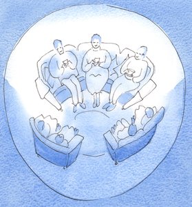 La prière peut être comme une réunion de membres d
