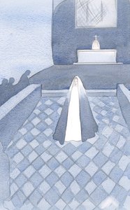 Elle qui est pure comme le Christ, se tenait parmi ces frères dominicains à Oxford qui vivent pour son Fils, liés par leurs trois vœux