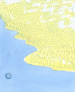 Les Saints sont rassemblés au Ciel comme sur une île bien au-dessus de notre monde pécheur - Elizabeth Wang